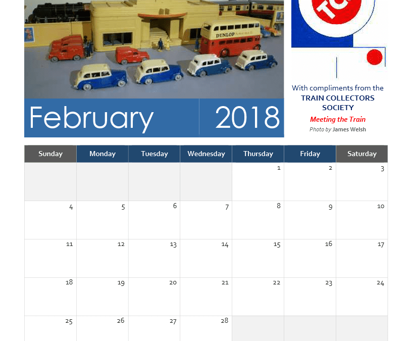 TCS Calendar February 2018