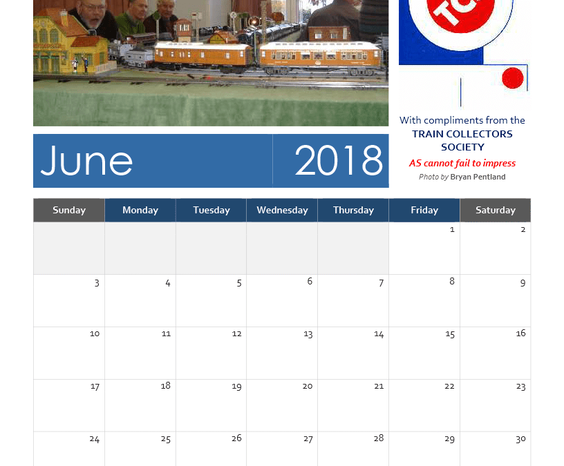 TCS Calendar June 2018