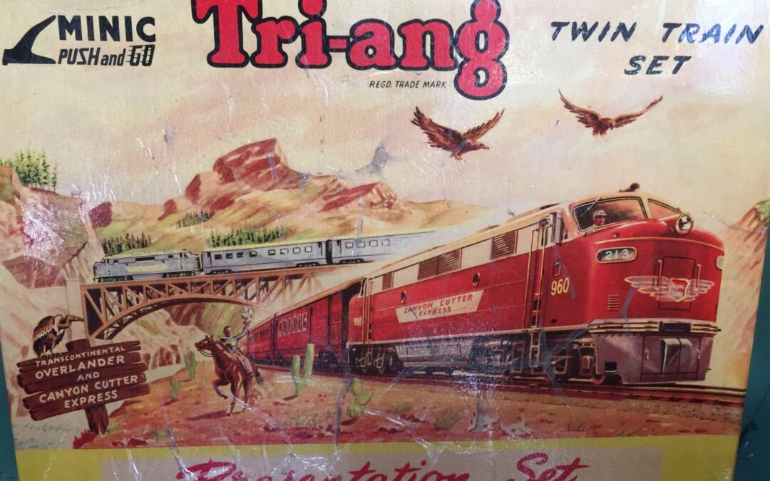 Fig 10 Peter Gurd’s Tri-ang Minic Push and Go Set for sale